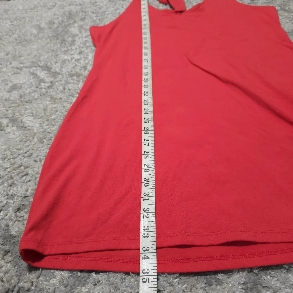 ✨️4/$20 Nwt Halter Bodycon Mini Dress in Gushing Lava, Summer Dress, Beach Cover - Picture 6 of 9